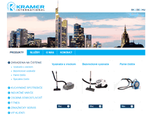 Tablet Screenshot of kramerinternational.com